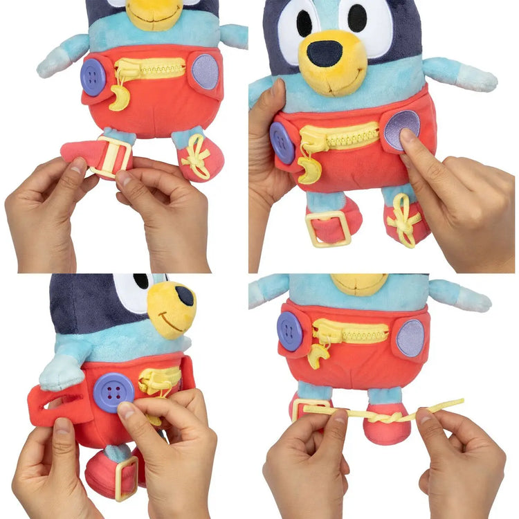 Fluffy toy Bluey Blue rouge Plastic Bluey