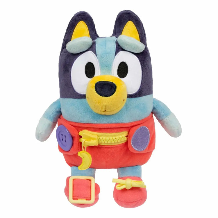 Fluffy toy Bluey Blue rouge Plastic Bluey