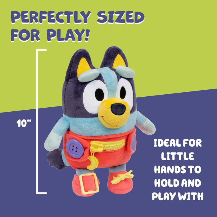 Fluffy toy Bluey Blue rouge Plastic Bluey