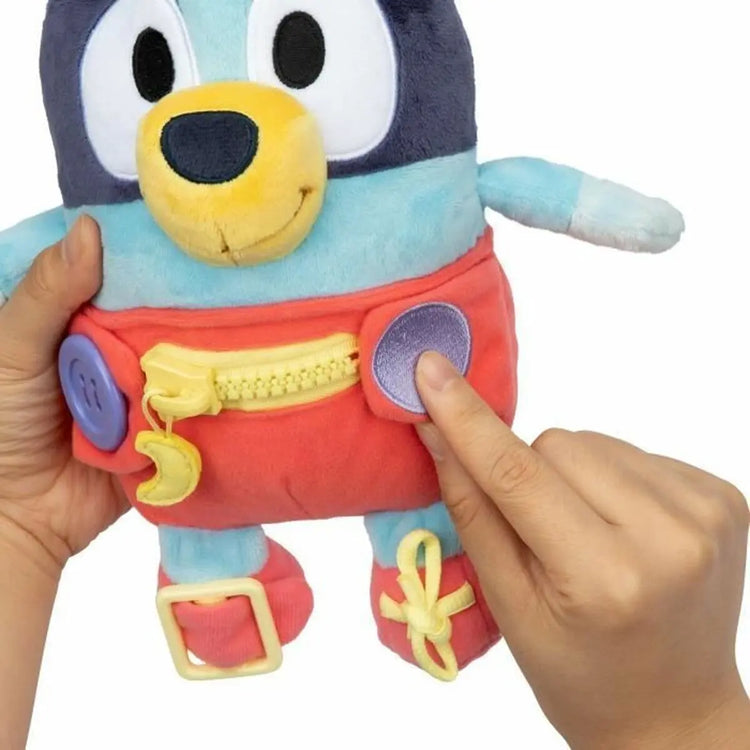 Fluffy toy Bluey Blue rouge Plastic Bluey