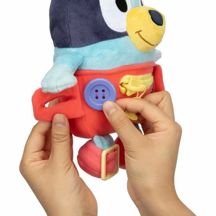 Fluffy toy Bluey Blue rouge Plastic Bluey