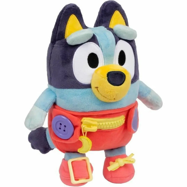Fluffy toy Bluey Blue rouge Plastic Bluey
