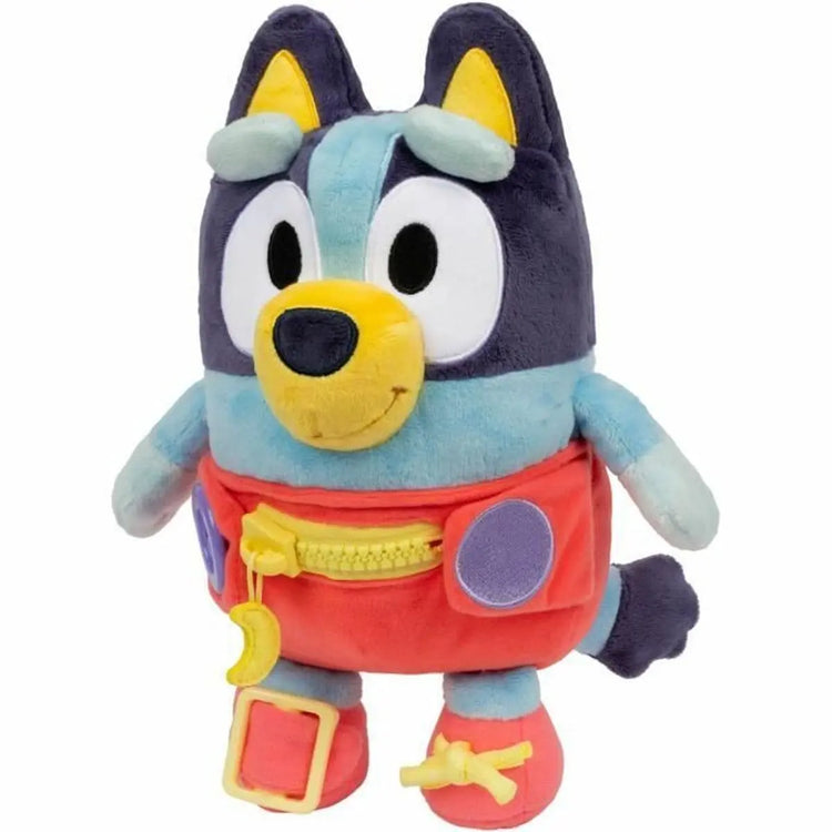 Fluffy toy Bluey Blue rouge Plastic Bluey