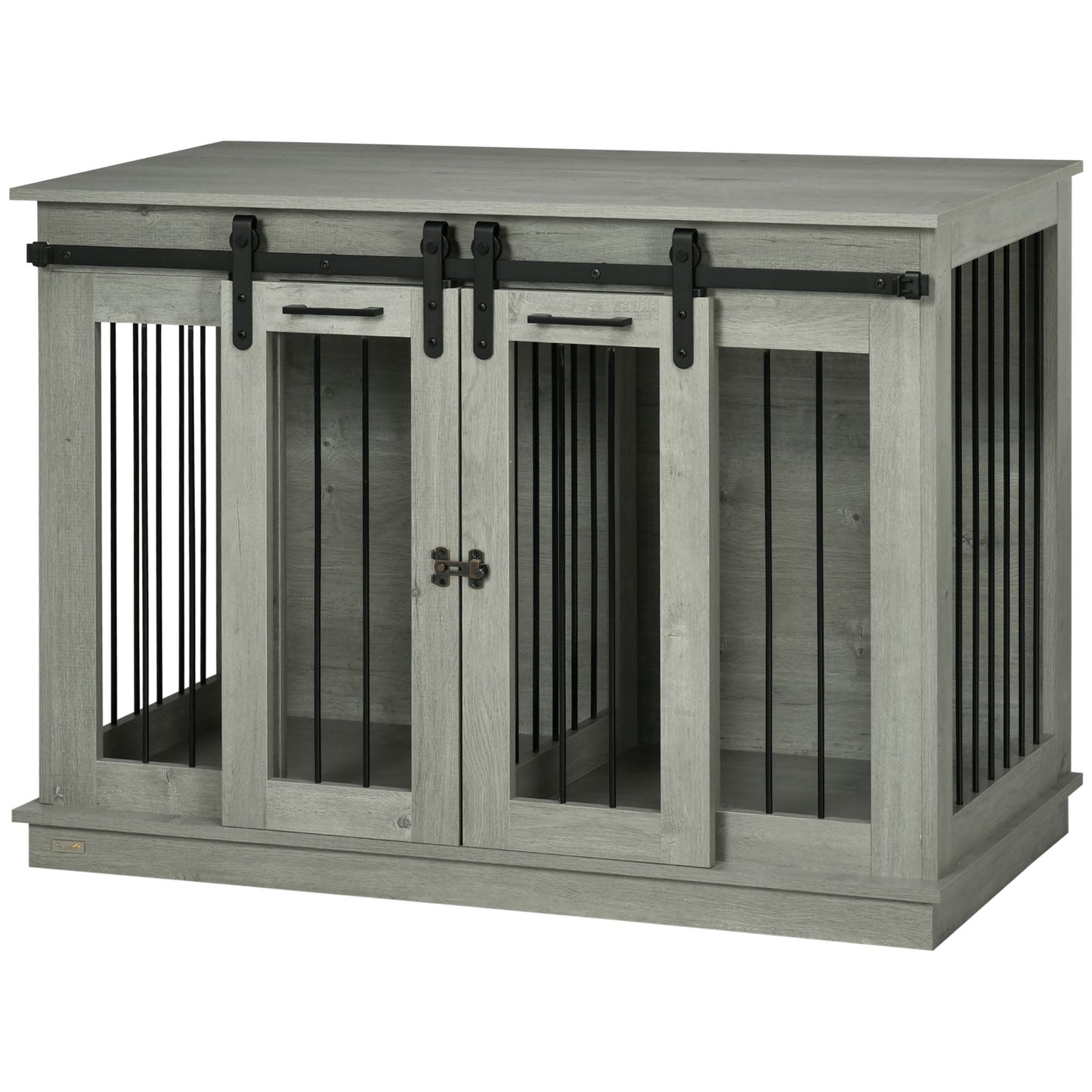 Dog Crate Furniture for Large Dogs, Double Dog Cage for Small Dogs AOSOM