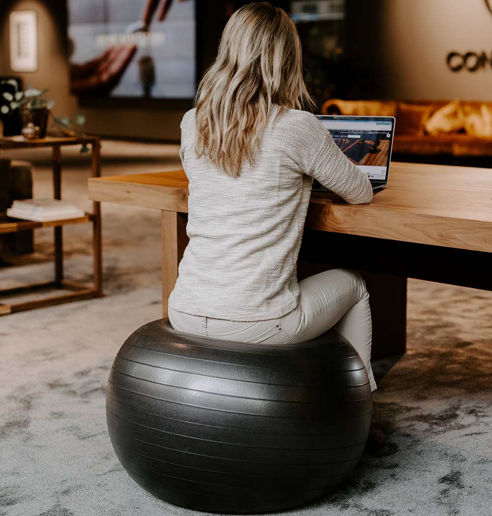Pilates ball with Resistance Bands Swedish Posture