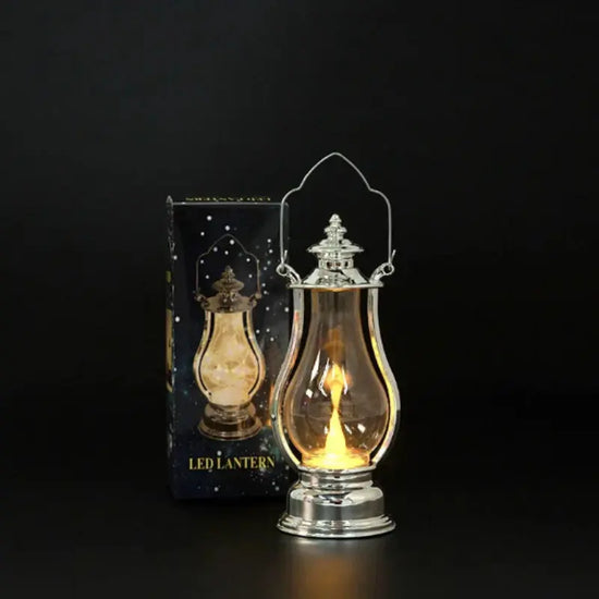 OBA LED retro oil lamp night light with vintage design and warm glowing flame effect