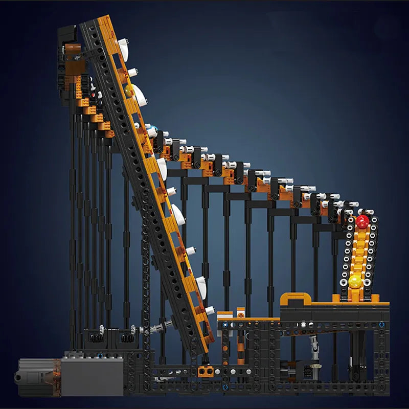 Motorised GBC Harp Track Marble Run 1508pcs RBrickstem®