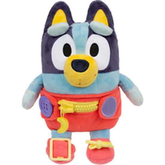 Fluffy toy Bluey Blue rouge Plastic Bluey