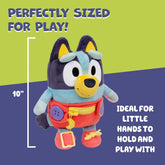 Fluffy toy Bluey Blue rouge Plastic Bluey