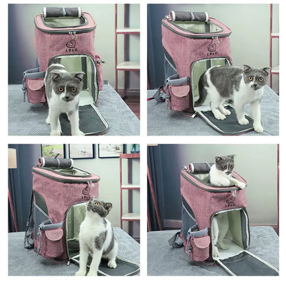 Cats and dogs Carrier Backpack Woof & Meow