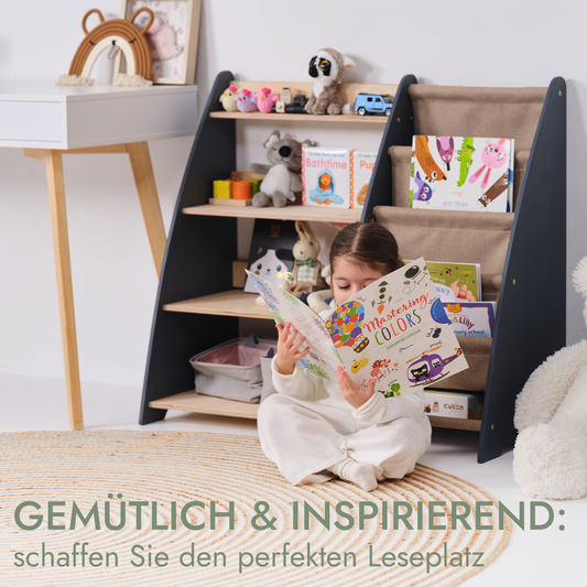 2in1 Montessori-Regal für Kleinkinder – Bücher & Spielzeug Goodevas Deutschland