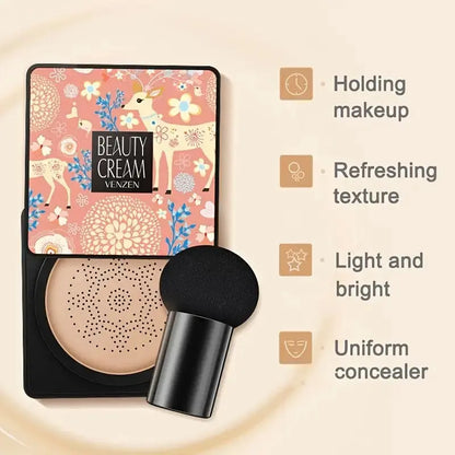 Mushroom Head Cushion BB Foundation for Flawless Coverage and Lasting Moisture-1
