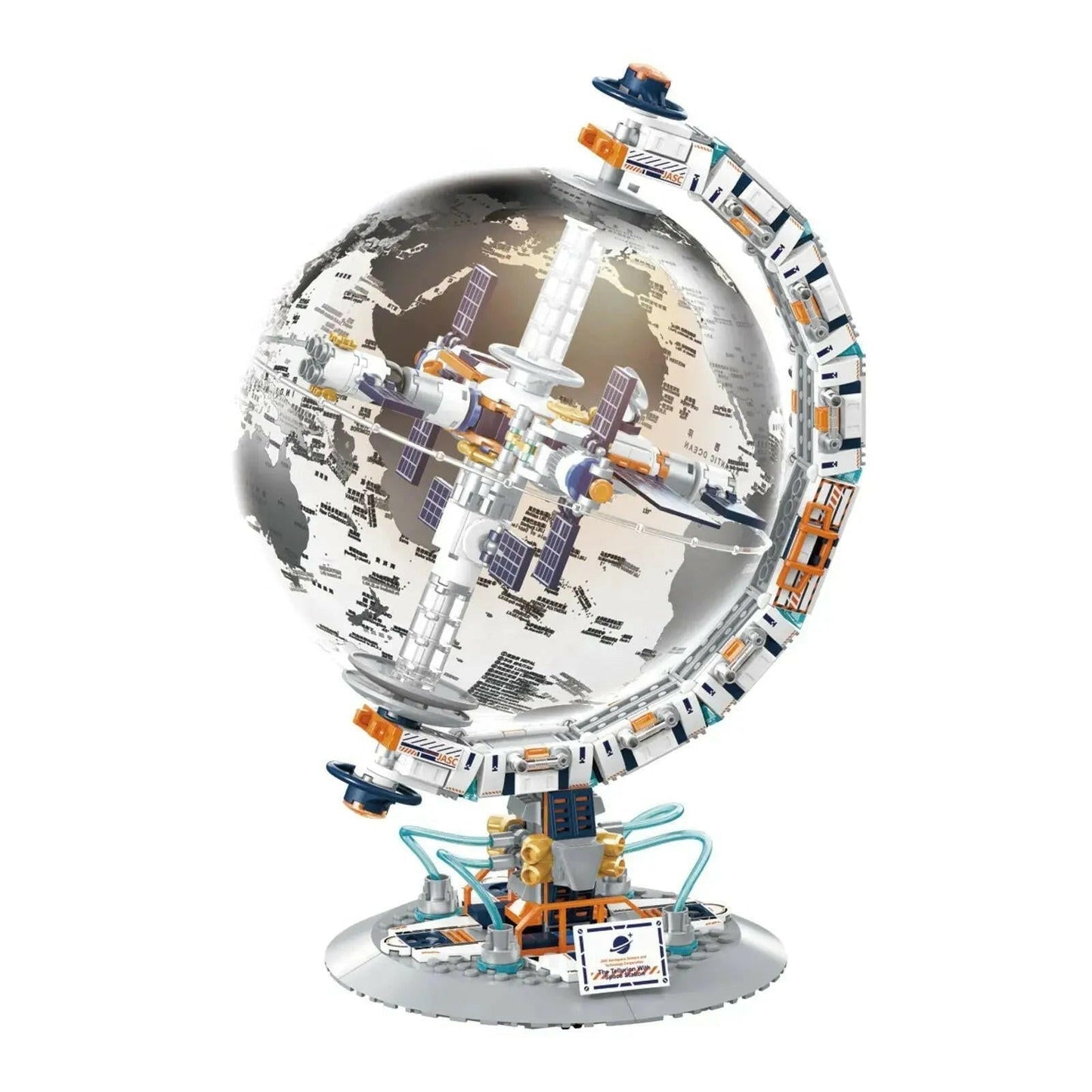 3d WORLD GLOBE 651Pcs RBrickstem®