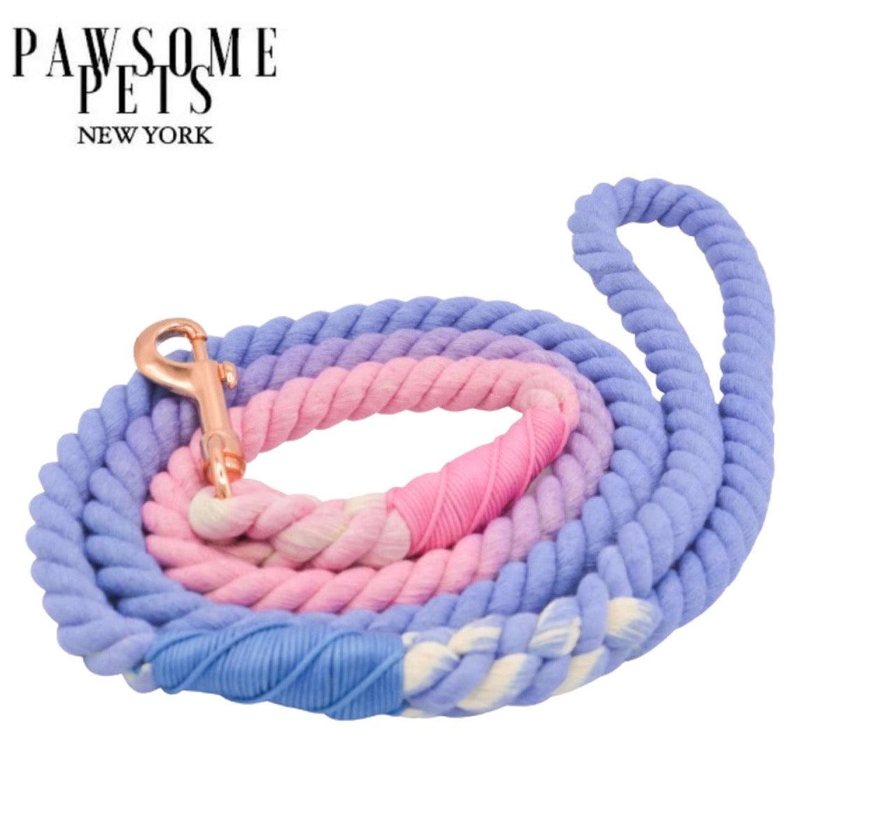 ROPE LEASH - FORGET-ME-NOT Pawsome Pets New York® Official Site