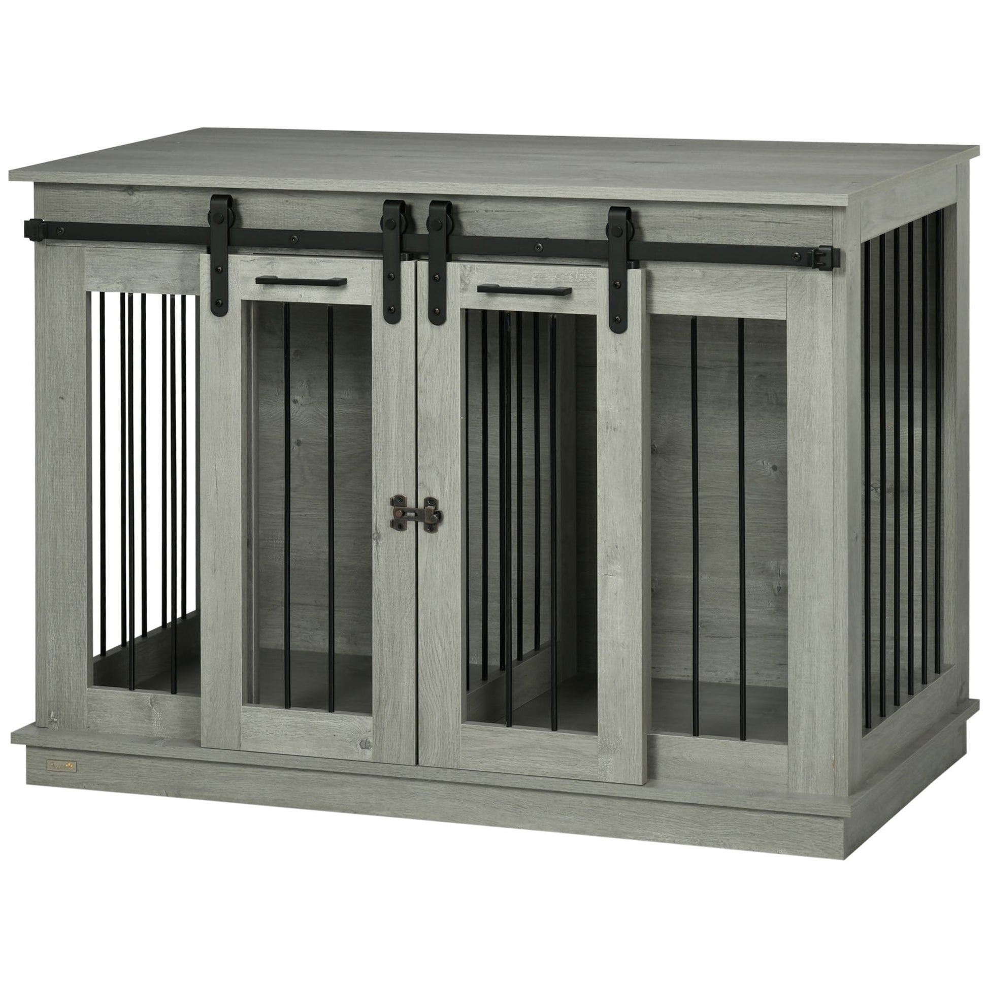 Dog Crate Furniture for Large Dogs, Double Dog Cage for Small Dogs AOSOM