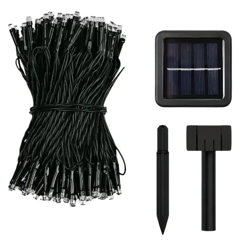 Enhance Your Outdoor Decor with 11.89m 200 LED Solar Fairy Lights | Waterproof Multicolor Garland Lights-0