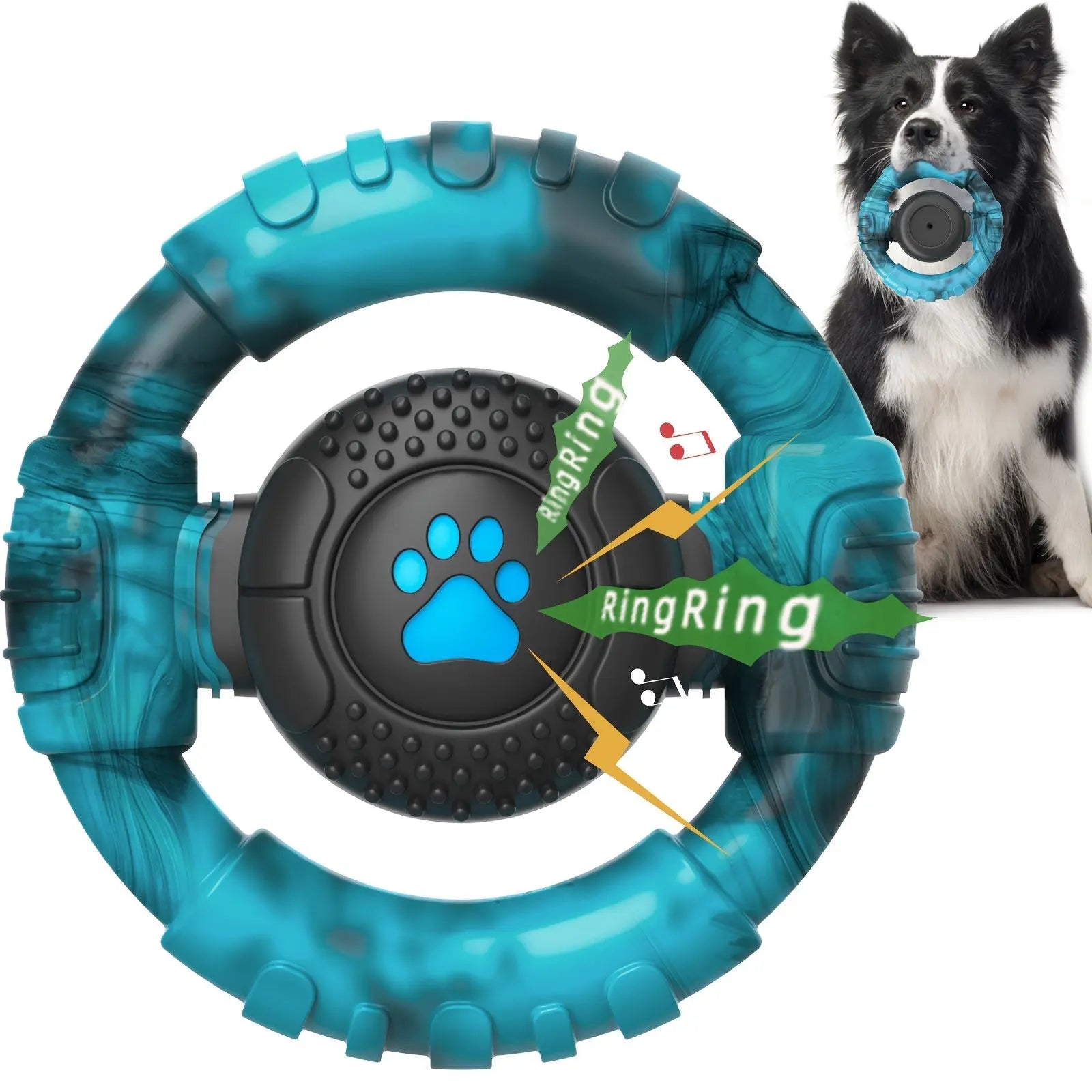 Steering Wheel Dog Chew Toy for Medium Dogs TM