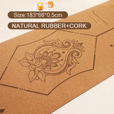 High Elastic Natural Rubber Yoga Mat OBA