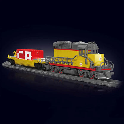 EMD SD40 Freight Train With Crane 1169pcs MySite