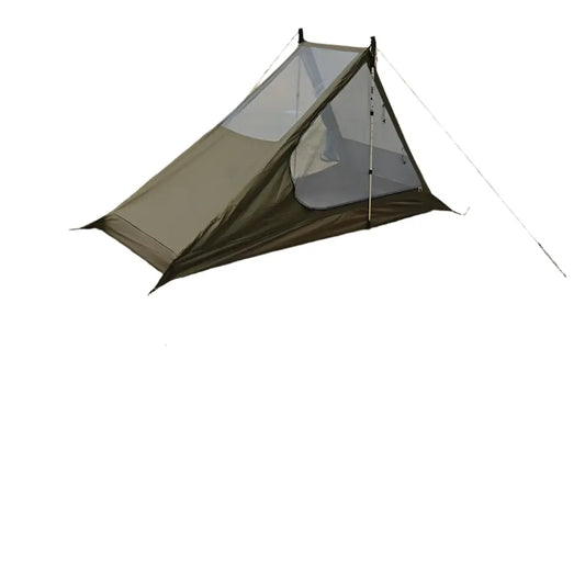 Airy 1 Mesh Tent Backpacking Shelter with Dual Doors Green-0