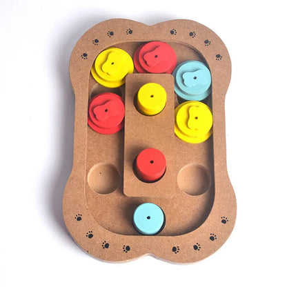 Wooden Puzzle Toy for Dogs Cashymart