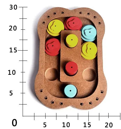 Wooden Puzzle Toy for Dogs Cashymart