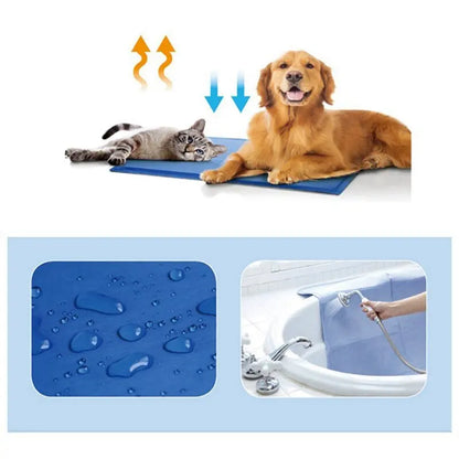 Dog Mat Cooling Summer Pad Mat For Dogs Cat Blanket Breathable Pet Dog Bed Washable For Small Medium Large Dogs Car Vimost Shop