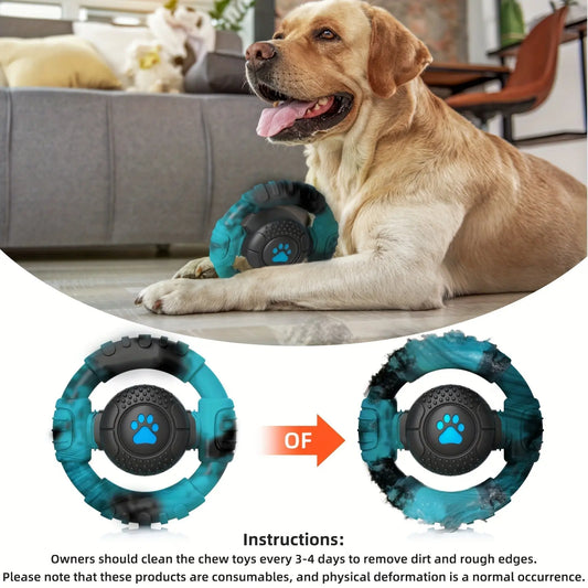 Steering Wheel Dog Chew Toy for Medium Dogs TM