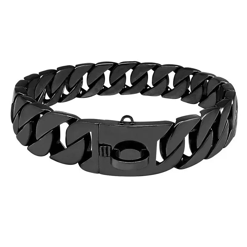 Cuban Chain Dogs Collar HemBarnHusdjur