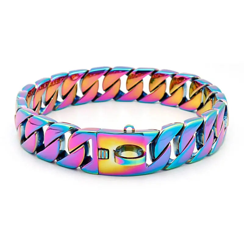 Cuban Chain Dogs Collar HemBarnHusdjur