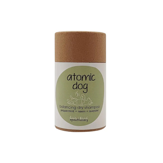 Atomic Dog Balancing Dry Shampoo For Dogs Bear and Kind Apawthecary