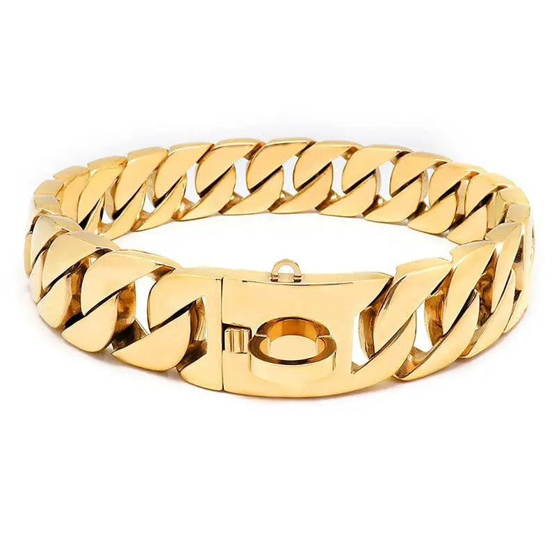 Cuban Chain Dogs Collar HemBarnHusdjur