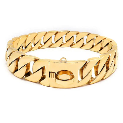 Cuban Chain Dogs Collar HemBarnHusdjur