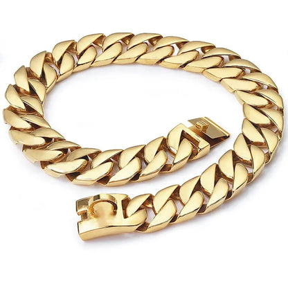 Cuban Chain Dogs Collar HemBarnHusdjur