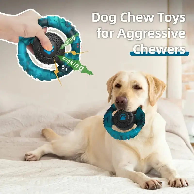 Steering Wheel Dog Chew Toy for Medium Dogs TM