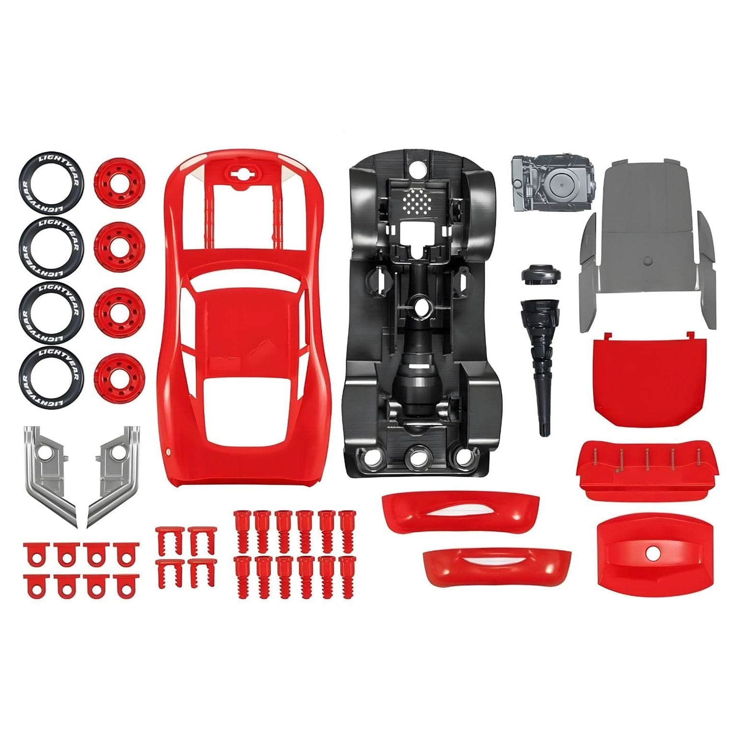 Kit construção Lightning McQueen com luz e som Cars