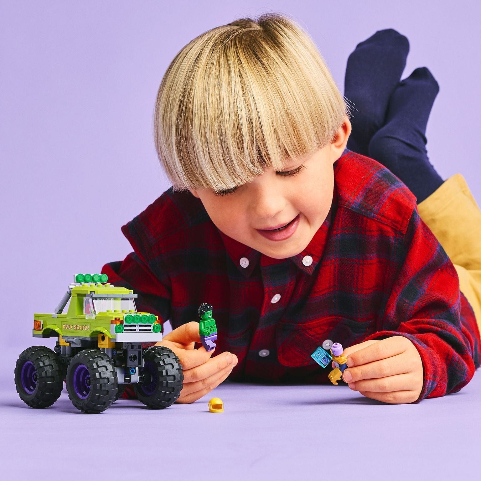 Lego Marvel Camião do Hulk vs. Thanos LEGO