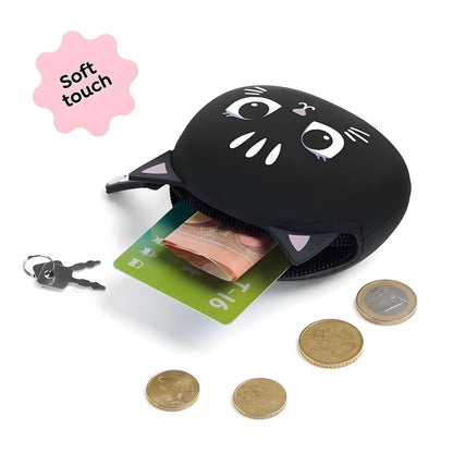 Porta Moedas silicone Gato Brincatoys