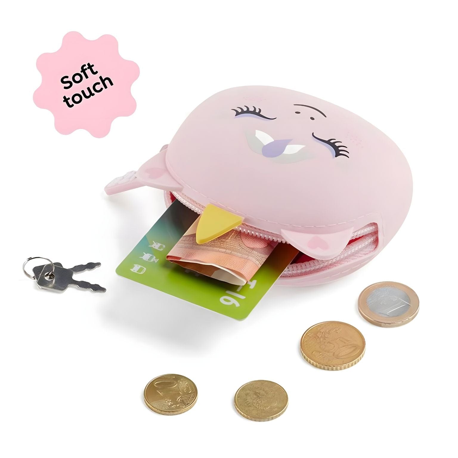 Porta Moedas silicone Unicórnio Brincatoys