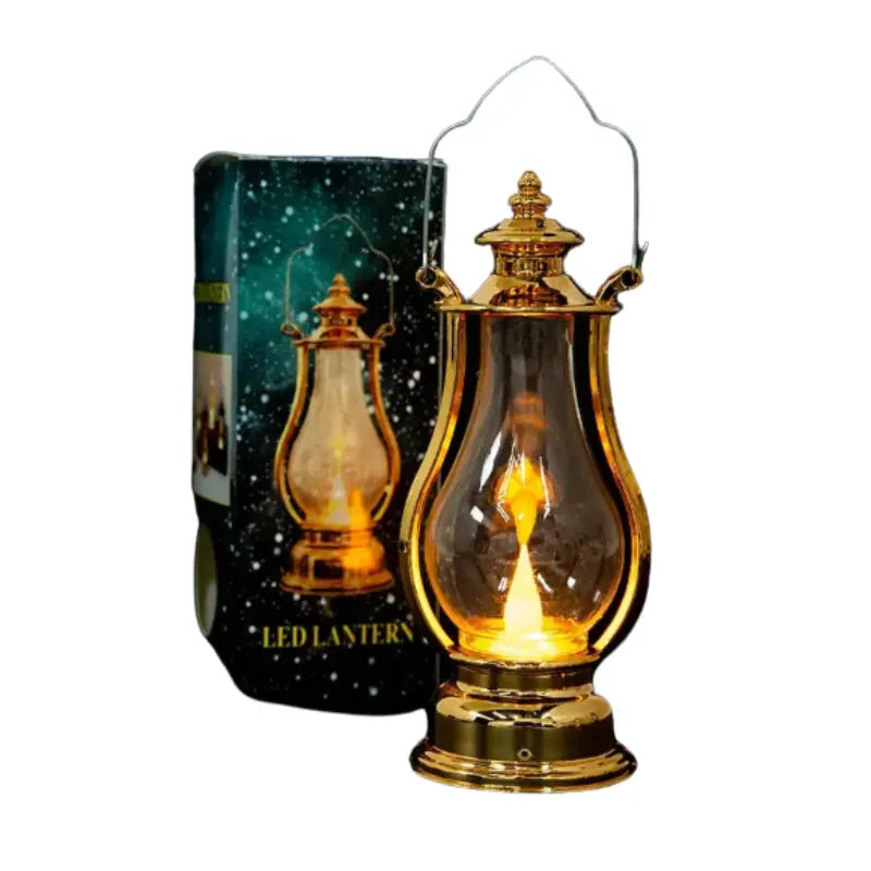 LED Retro Portable Oil Lamp Night Light-0