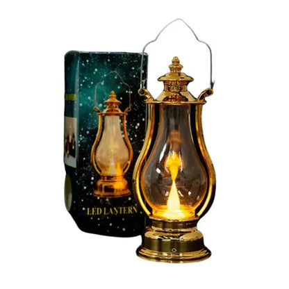 LED Retro Portable Oil Lamp Night Light-0
