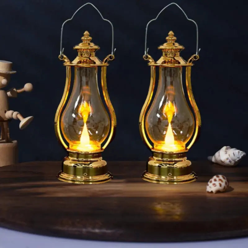 LED Retro Portable Oil Lamp Night Light-2